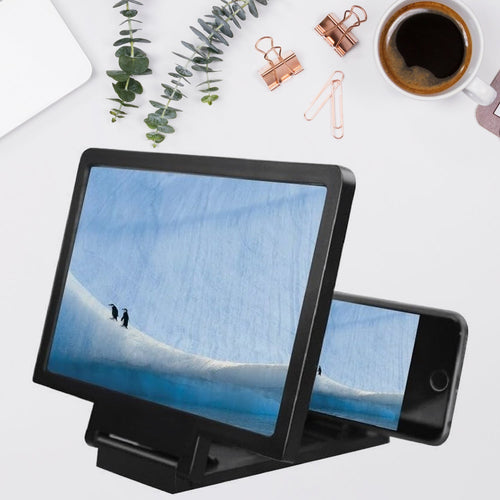 3D Phone Screen Magnifier Video Screen Amplifier Expander Holder Bracket for Mobile Phone Screen Zoom Display (1 Pc)