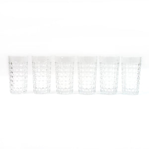 Glass Tumbler, Juice Glasses and Transparent Water Glasses Big Size (6 Pcs Set / 278 ML)