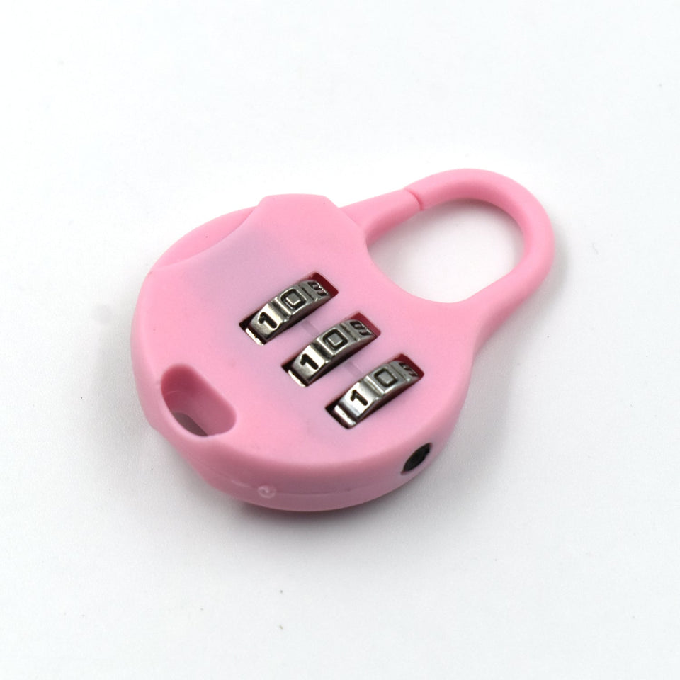 Combination zipper lock with a 3 digit code for secure and reliable zipper locking