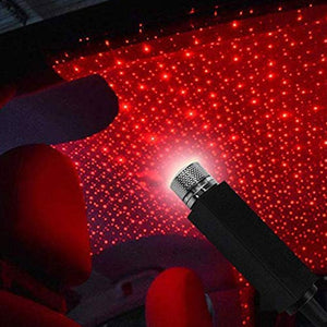 USB Star Projector Night Light, Adjustable Romantic Interior Car Lights for Bedroom, Car, Ceiling and Party Decoration