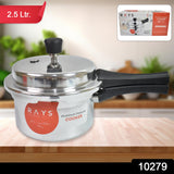 Aluminium Rays Pearl Pressure Cookers With Outer Lid (2.5 Litres / 5-Year warranty)