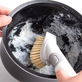 Cleaning Brushes Set, Scrub Brush Bathroom Brush, Long Handle Liquid Dispenser Pot Washing Brush