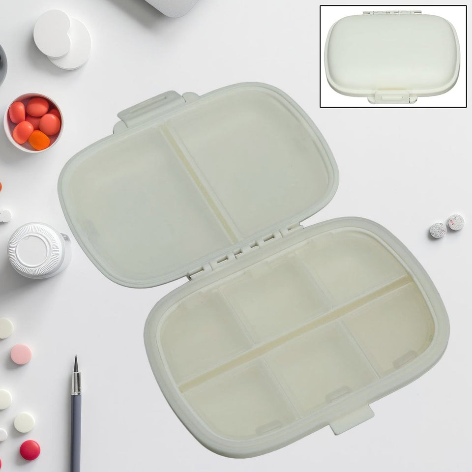 8 Compartment Medicine Divider Box (1 Pc)