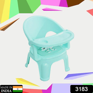 Baby Chair, with Tray Strong and Durable Plastic Chair for Kids/Plastic School Study Chair/Feeding Chair for Kids, Portable High Chair for Kids