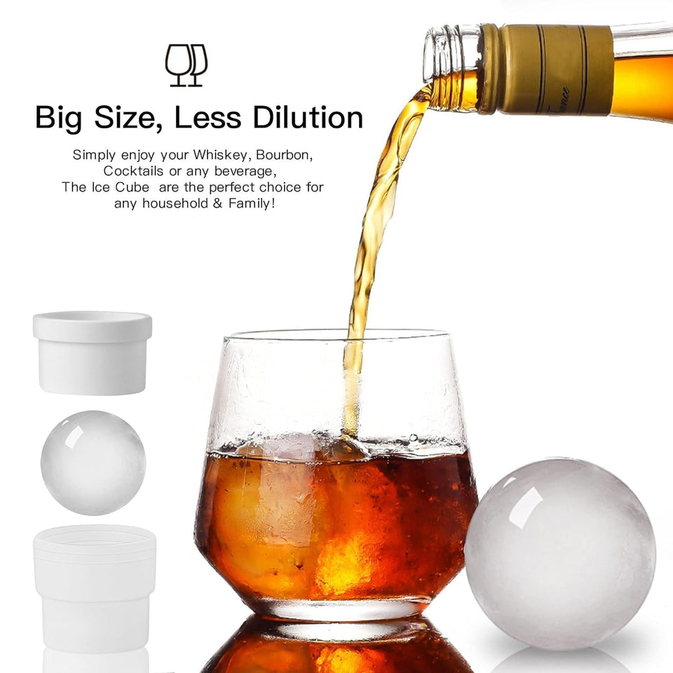 Flexible Ice Ball Mold-Large ice Ball, BPA-free (1 Pc)