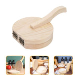 Small Wooden Dumpling Press Tool Tortilla Press Dough Dumpling (1 Pc)