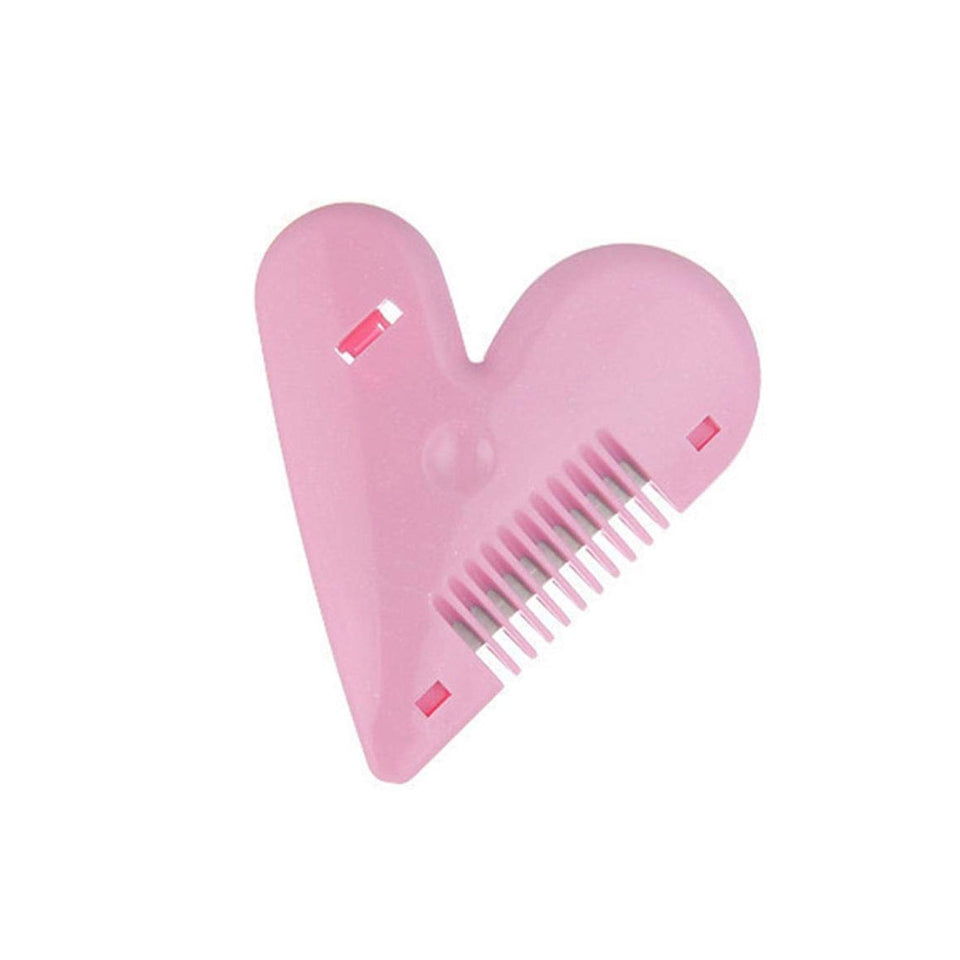 Heart Shape Plastic Hair Cutting Scissors (1 Pc / With Card Packing)