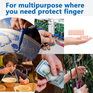 Finger Caps, Silicone Finger Protectors Sleeves (Finger Cots / 5 Pcs Set)