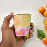 Disposable Paper Cups, Disposable Tea, Coffee Cups (3 Pcs Set / Mix Color)