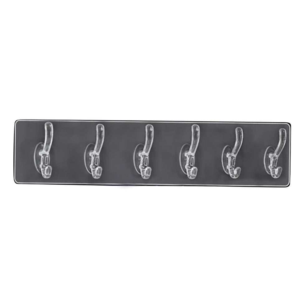 Adhesive Golden &  Transparent Heavy Duty Wall Hook