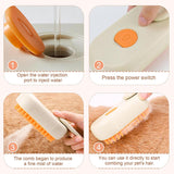 Electric Spray Handle Massage Brush, Hair Removal Brush Steam (1 Pc)