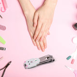 Cute Nail Clipper with Nail Catcher, Nail File - Stainless Steel (1 Pc)