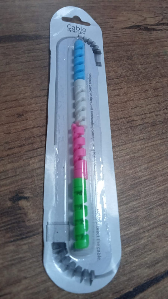 multicolor spiral cable protector