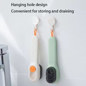 Multifunctional Scrubbing Brush With Liquid  Soap Dispenser (2 Pc Set)