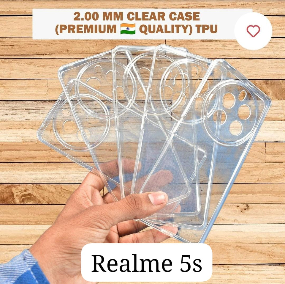 Clear Tpu Soft Case For Realme