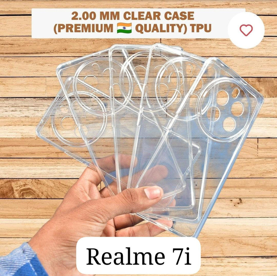 Clear Tpu Soft Case For Realme