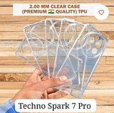 Clear Tpu Soft Case For Tecno