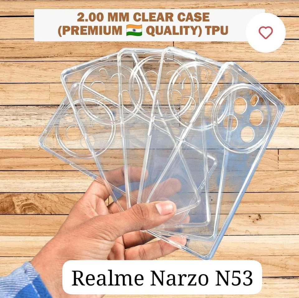 Clear Tpu Soft Case For Realme