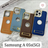 Leather With Stand Hard Case For Samsung