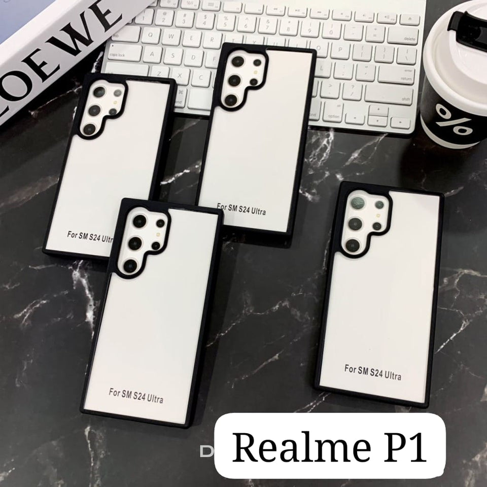 Tough Protection Clear Hard Case For Realme