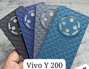 Texture Soft & Flexible Silicone Case  For Vivo