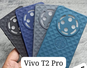 Texture Soft & Flexible Silicone Case  For Vivo