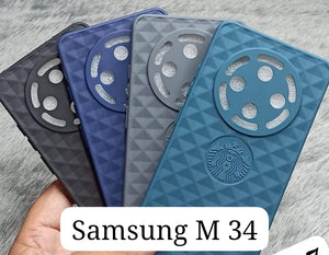 Texture Soft & Flexible Silicone Case  For Samsung