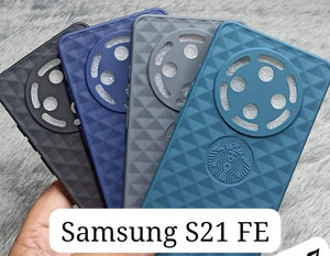 Texture Soft & Flexible Silicone Case  For Samsung