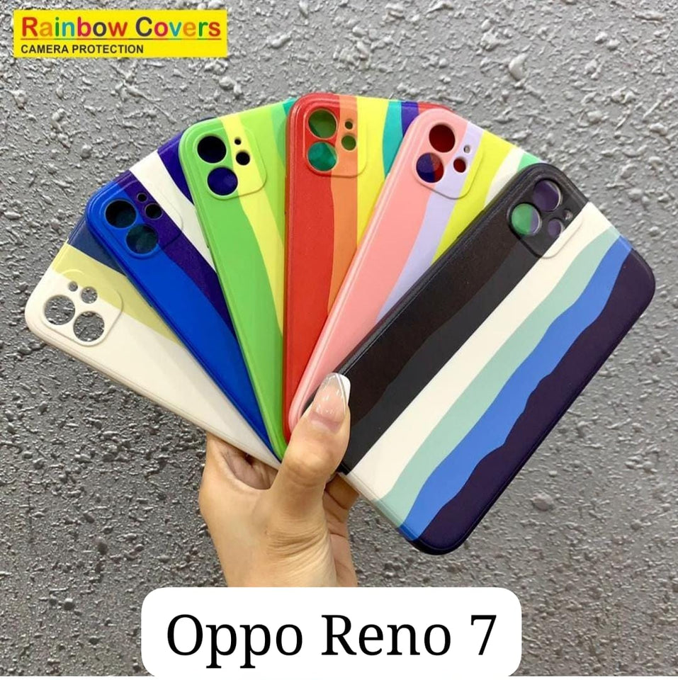 Rainbow Soft Print Case For Oppo