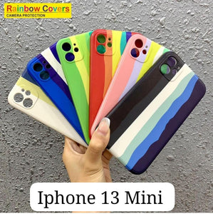 Rainbow Soft Print Case For Iphone