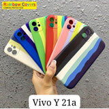 Rainbow Soft Print Case For Vivo