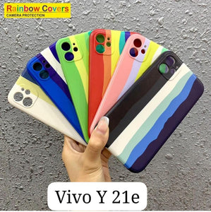 Rainbow Soft Print Case For Vivo