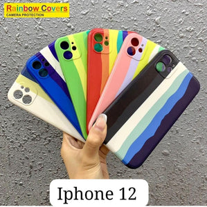 Rainbow Soft Print Case For Iphone