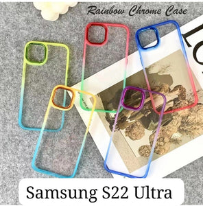 Rainbow Chrome Hard Case For Samsung