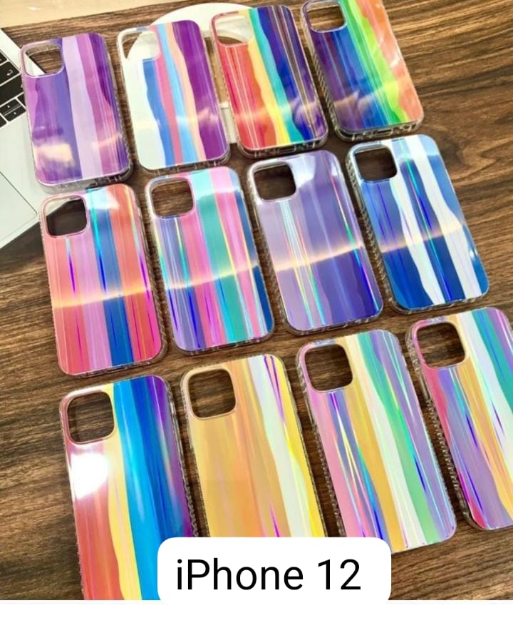 Rainbow Shiny Hard Case For Iphone