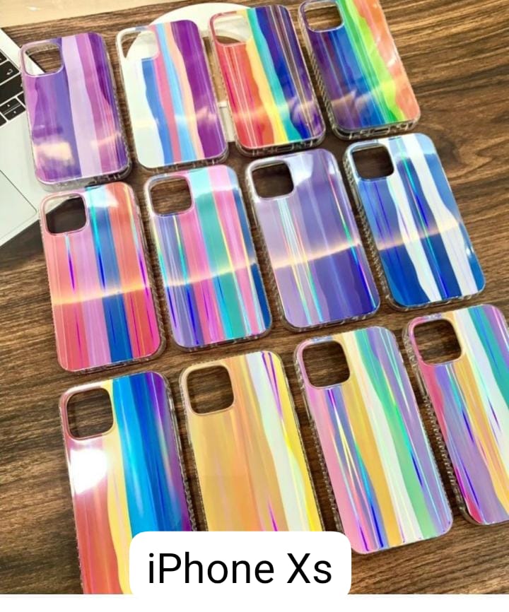 Rainbow Shiny Hard Case For Iphone