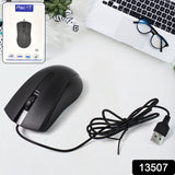 Computer / Laptop Wired Optical Mouse, X2 (1 Pc)