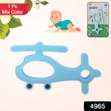 Silicone Helicopter Shape Teether for Baby (1 Pc / Mix Color)