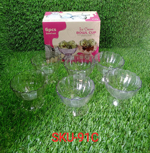 Serving Dessert Bowl Ice Cream Salad Fruit Bowl - 6pcs Serving Dessert Bowl Ice Cream Salad Fruit Bowl - 6pcs