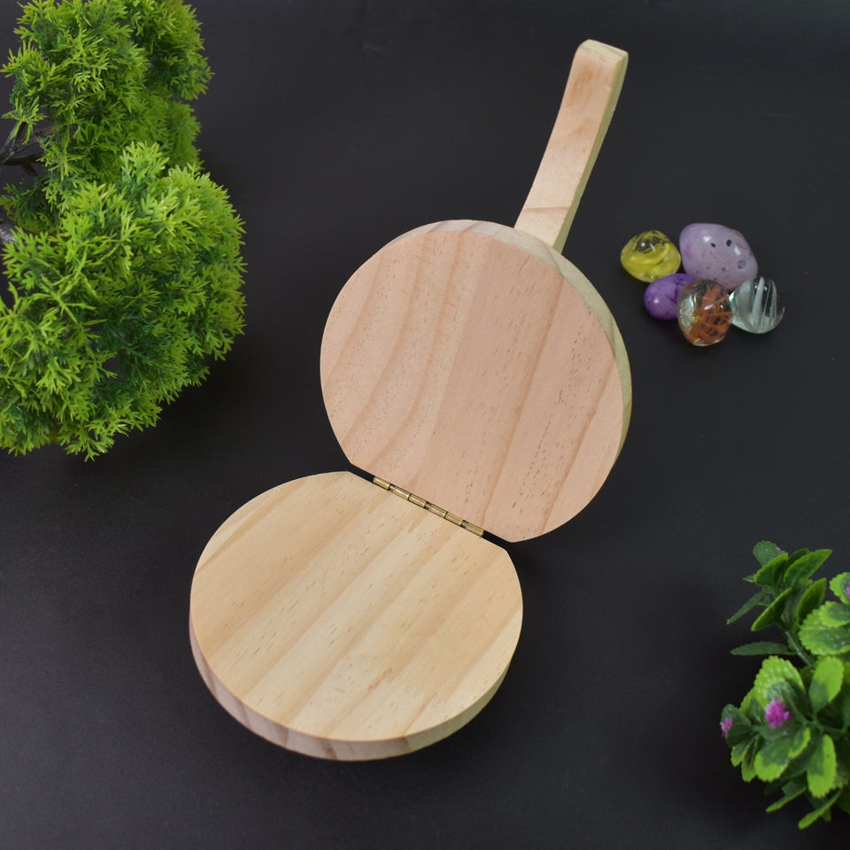 Small Wooden Dumpling Press Tool Tortilla Press Dough Dumpling (1 Pc)