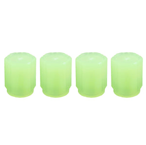 Tyre Valve Caps Luminous Glow Car Tire Valve Cap Covers vaal cap (4 Pcs Set)