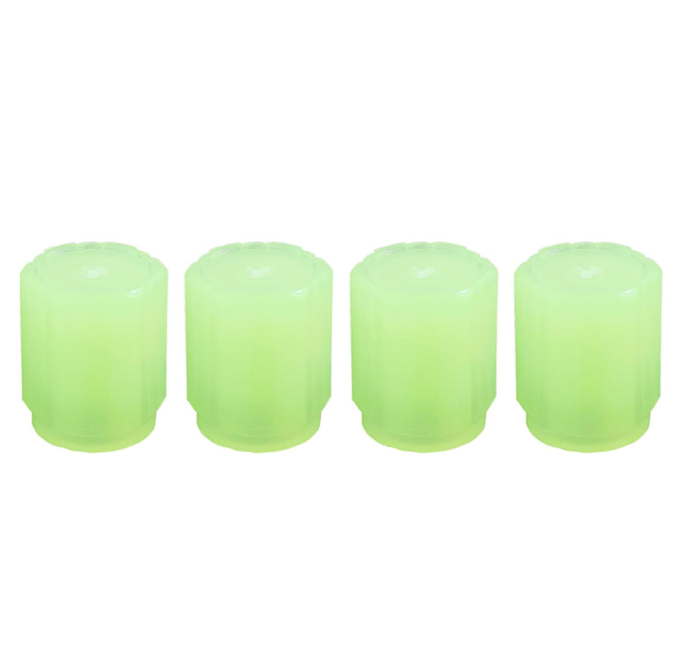 Tyre Valve Caps Luminous Glow Car Tire Valve Cap Covers vaal cap (4 Pcs Set)