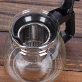 Flame Proof Glass Kettle & Cup Set With Strainer High Quality Kettle Set For Home & Café Use  (4 Cup & 1 Kettle) (24 Pc MOQ)