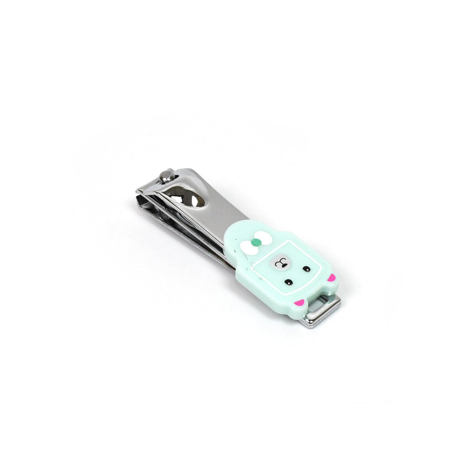 Cute Nail Clipper with Nail Catcher, Nail File - Stainless Steel (1 Pc)