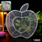 Plastic Apple Shape Jewellery Storage Box (1 Pc)