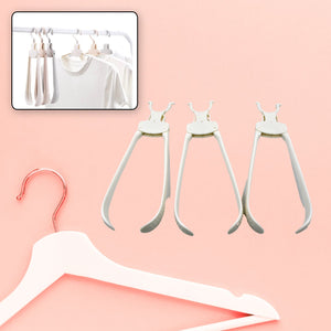 Cloth Hanger 6 in 1 Multi-Layer Hanging Mass Pants Rack Stainless Steel Pants Hangers Folding Storage Rack Space Saver Storage for Trousers Scarf Tie Belt