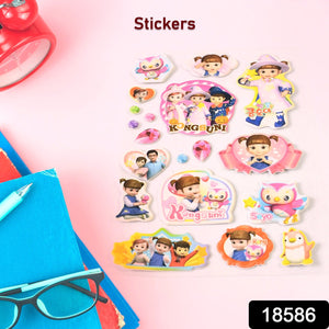 Multipurpose Adhesive 3D Stickers (1 Sheet / 15×10 Cm)