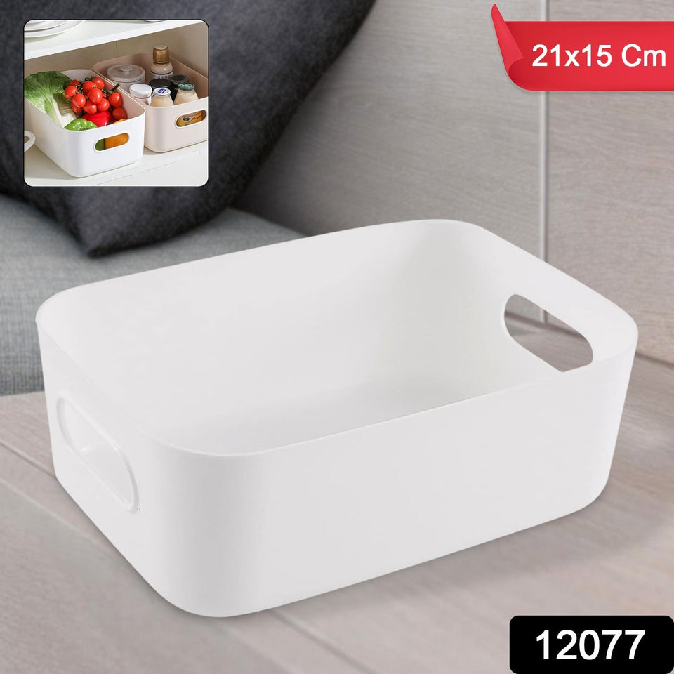 Storage Boxes Plastic Kitchen Storage Baskets (1 Pc / 21×15 Cm)