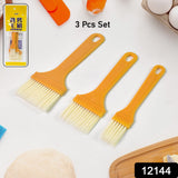 Multifunction Basting Brush, Barbecue Brush, for Cooking Pastry Brush Baking (3 Pcs Set)