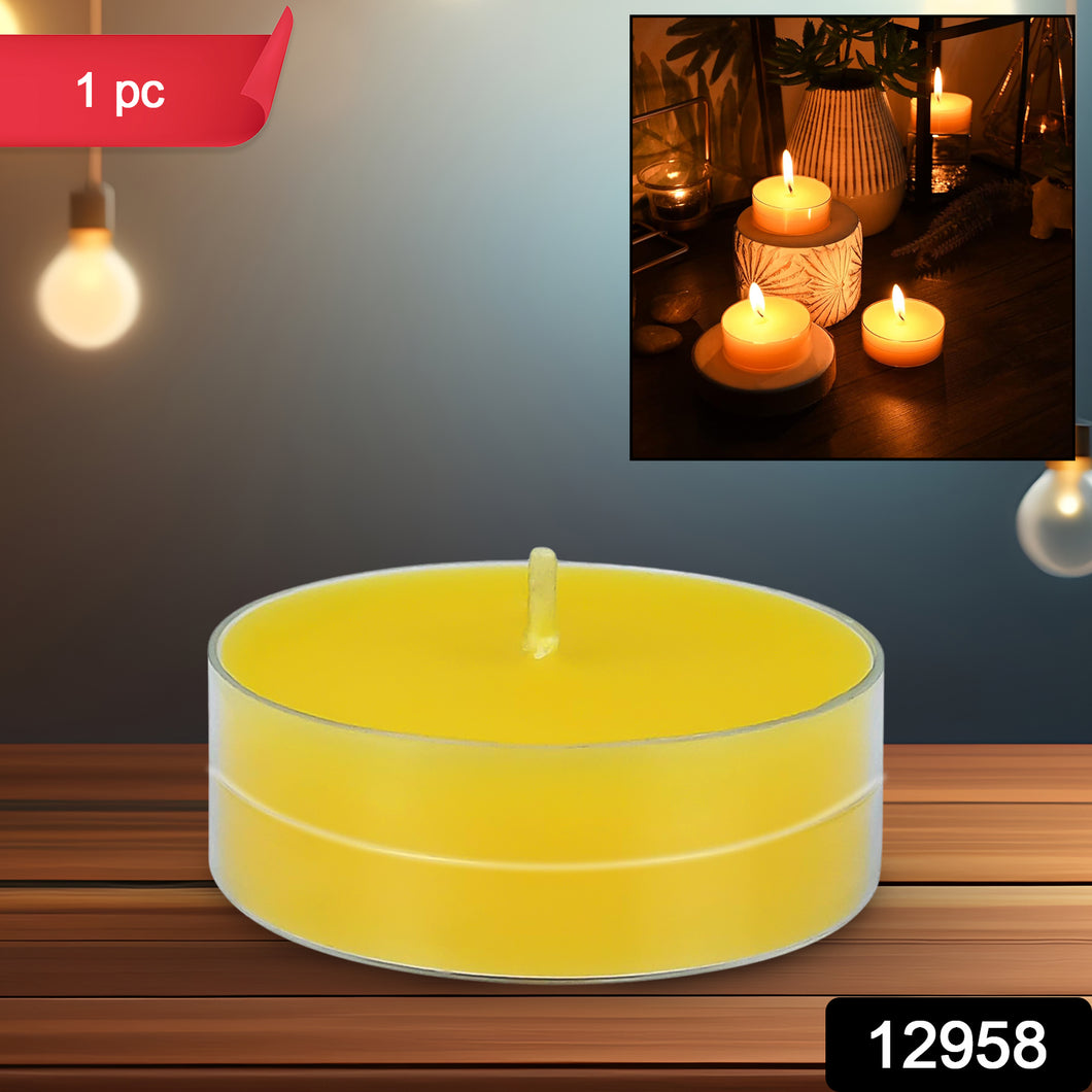 Tealight Diwali Candles For Home Decoration Smokeless Candles For Decorations Long Burning For Mood Dinners Parities Home Decoration Wedding Candle (1 Pc)